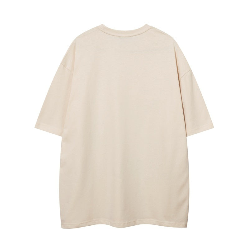 Fashion Cotton Short-sleeved T-shirt For Men And Women