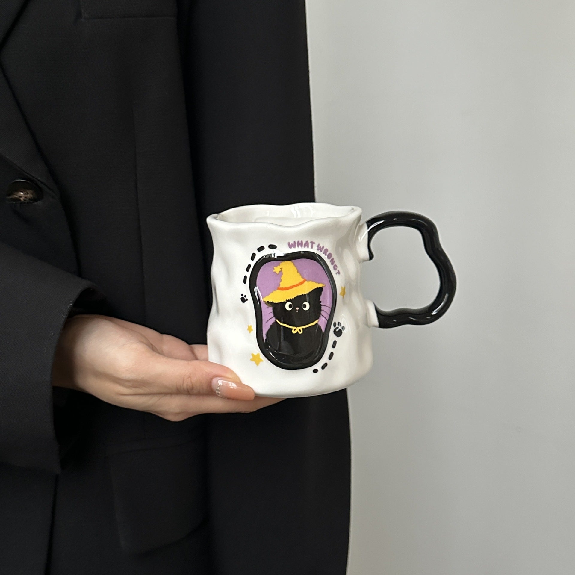 Cup Ceramic Hand High Sense Water Cup Box