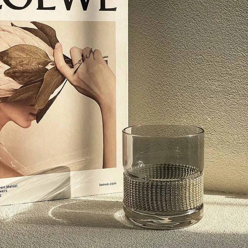 Affordable Luxury Fashion Diamond Glass Cup - Bellarte Enchanté Affordable Luxury Fashion Diamond Glass Cup