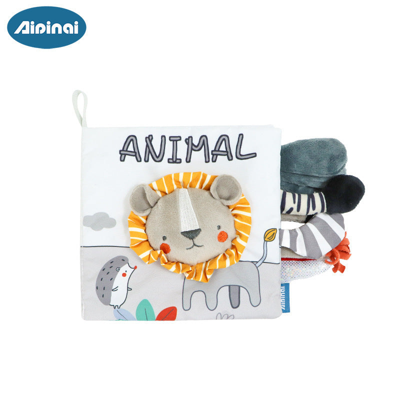 Aipinqi New Baby Visual Tail Cloth Book Tear-proof Early Education Pop-up Book Cognitive Toys - Bellarte Enchanté Aipinqi New Baby Visual Tail Cloth Book Tear-proof Early Education Pop-up Book Cognitive Toys