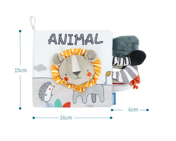 Aipinqi New Baby Visual Tail Cloth Book Tear-proof Early Education Pop-up Book Cognitive Toys - Bellarte Enchanté Aipinqi New Baby Visual Tail Cloth Book Tear-proof Early Education Pop-up Book Cognitive Toys