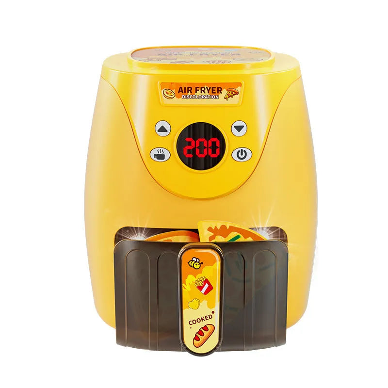 Air Fryer Simulation Kitchenware Kitchen Food Color Changeable Play House - Bellarte Enchanté Air Fryer Simulation Kitchenware Kitchen Food Color Changeable Play House