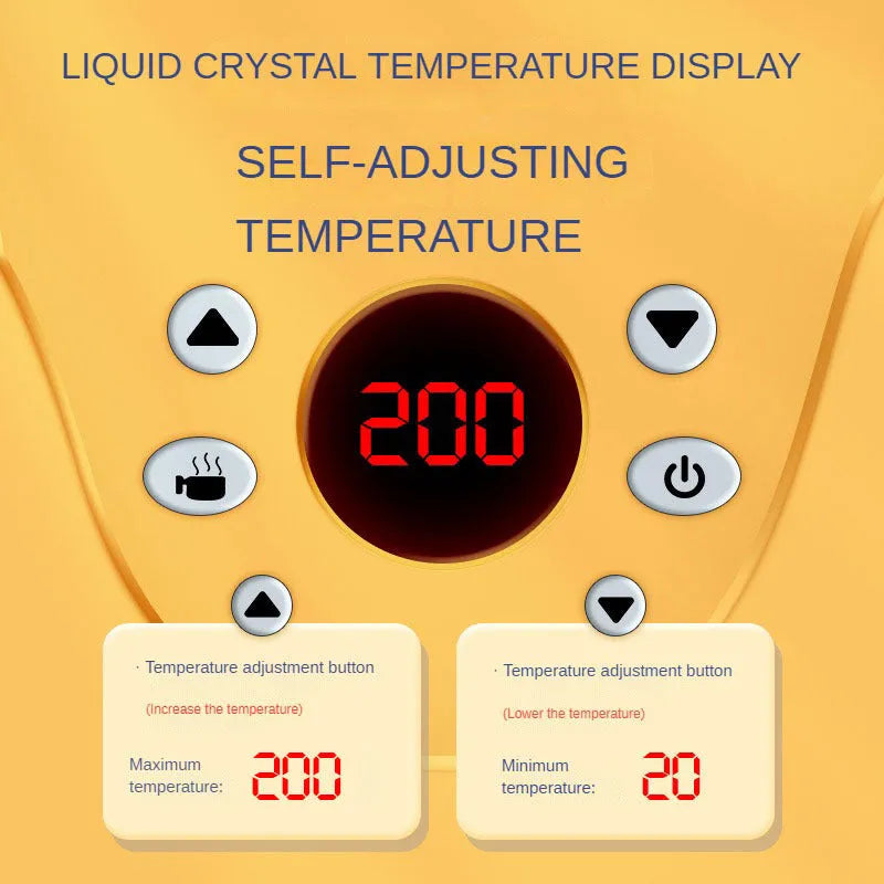 Air Fryer Simulation Kitchenware Kitchen Food Color Changeable Play House - Bellarte Enchanté Air Fryer Simulation Kitchenware Kitchen Food Color Changeable Play House