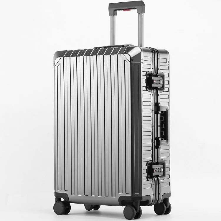 All-aluminum Magnesium Alloy Trolley Case Business Luggage - Bellarte Enchanté All-aluminum Magnesium Alloy Trolley Case Business Luggage