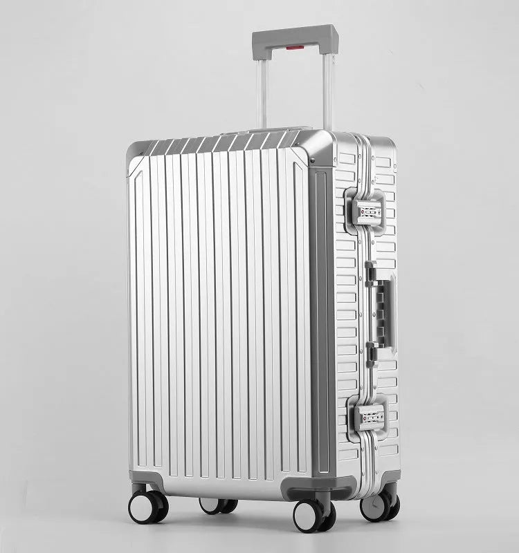 All-aluminum Magnesium Alloy Trolley Case Business Luggage - Bellarte Enchanté All-aluminum Magnesium Alloy Trolley Case Business Luggage