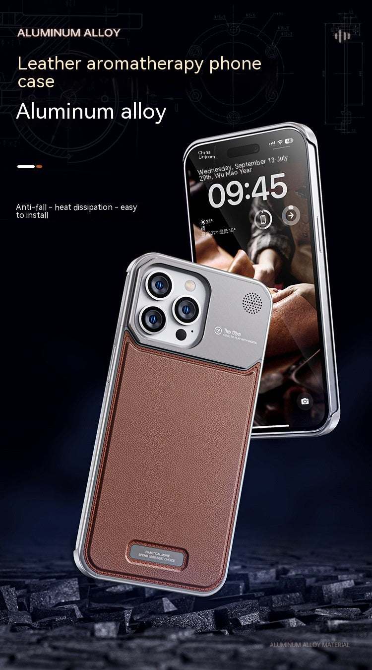 Aluminum Alloy Aromatherapy Metal Anti-fall Shell Phone Case - Bellarte Enchanté Aluminum Alloy Aromatherapy Metal Anti-fall Shell Phone Case