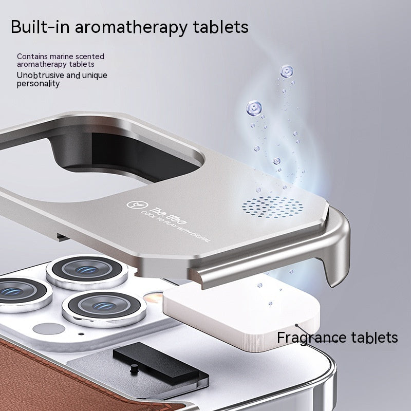 Aluminum Alloy Aromatherapy Metal Anti-fall Shell Phone Case - Bellarte Enchanté Aluminum Alloy Aromatherapy Metal Anti-fall Shell Phone Case