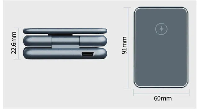 Aluminum Alloy Folding Wireless Charging Bracket Mobile Phone Headset Watch Three-in-one 15W Magnetic Fast - Bellarte Enchanté Aluminum Alloy Folding Wireless Charging Bracket Mobile Phone Headset Watch Three-in-one 15W Magnetic Fast
