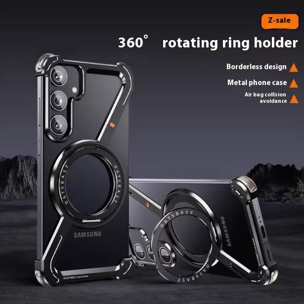 Aluminum Alloy Frameless Heat Dissipation Phone Case Special-shaped Skeleton Magnetic Bracket - Bellarte Enchanté Aluminum Alloy Frameless Heat Dissipation Phone Case Special-shaped Skeleton Magnetic Bracket