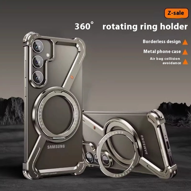 Aluminum Alloy Frameless Heat Dissipation Phone Case Special-shaped Skeleton Magnetic Bracket - Bellarte Enchanté Aluminum Alloy Frameless Heat Dissipation Phone Case Special-shaped Skeleton Magnetic Bracket