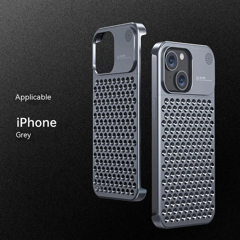 Aluminum Alloy Phone Case Hollow Heat Dissipation - Bellarte Enchanté Aluminum Alloy Phone Case Hollow Heat Dissipation