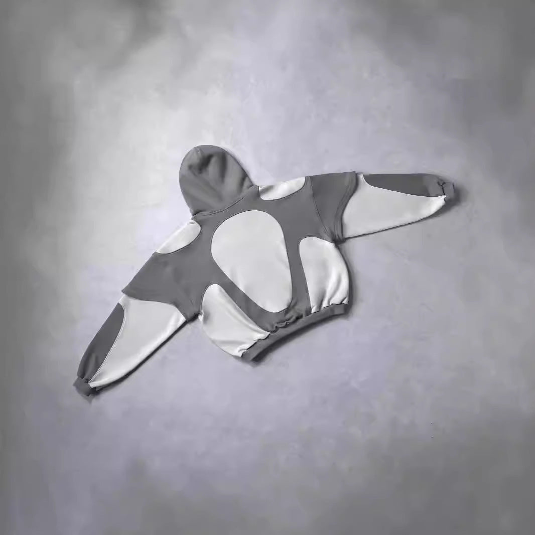 American Style Y2g Retro Contrast Color Street Trend Hoodie - Bellarte Enchanté American Style Y2g Retro Contrast Color Street Trend Hoodie