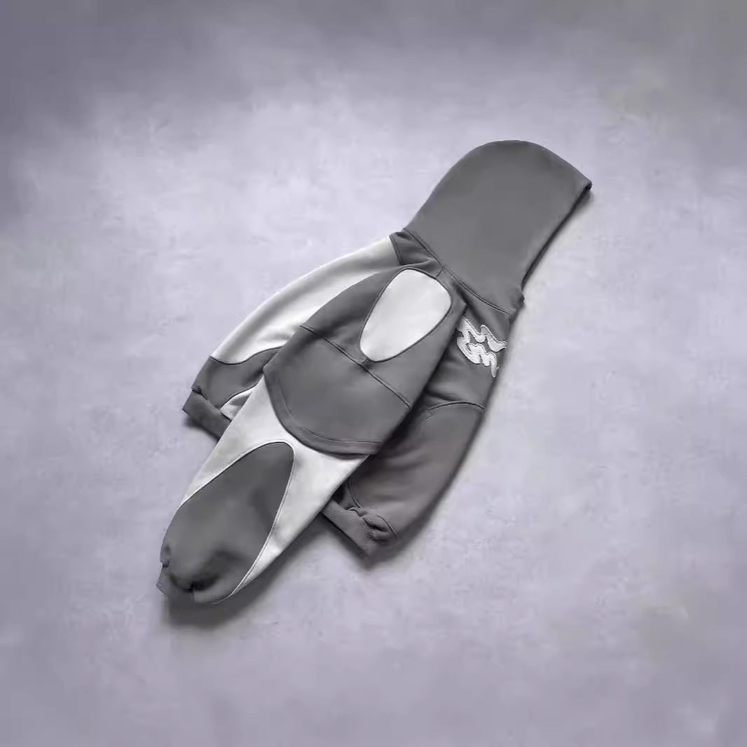 American Style Y2g Retro Contrast Color Street Trend Hoodie - Bellarte Enchanté American Style Y2g Retro Contrast Color Street Trend Hoodie