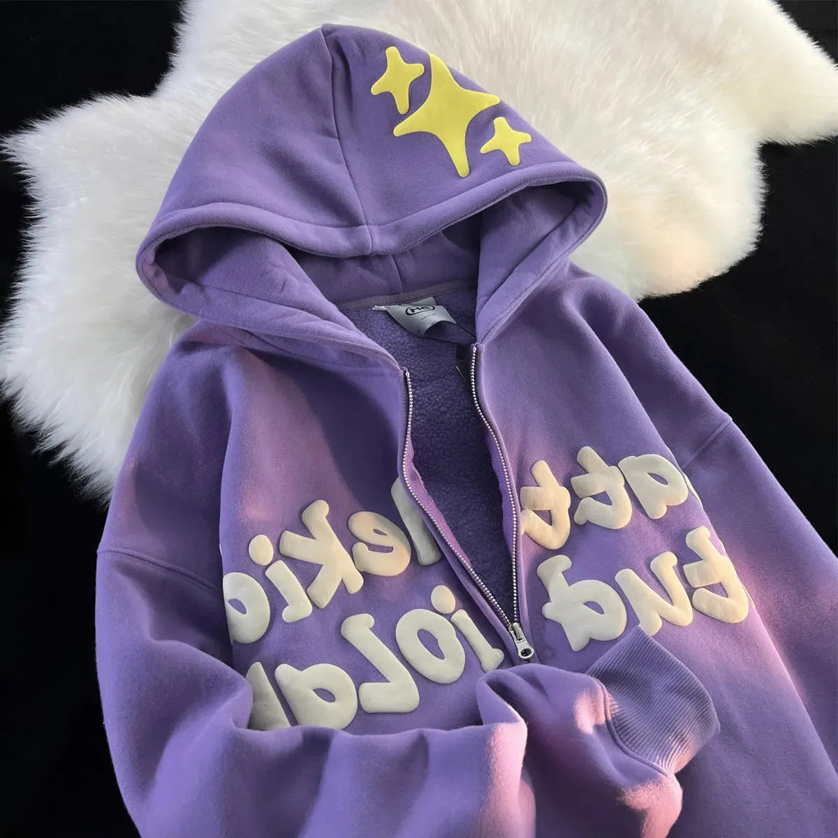 American Vintage Taro Purple Hoodie Girl - Bellarte Enchanté American Vintage Taro Purple Hoodie Girl