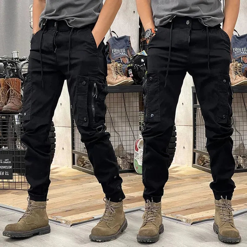 American Workwear Straight Functional City Outdoor Tactics Casual Pants - Bellarte Enchanté American Workwear Straight Functional City Outdoor Tactics Casual Pants