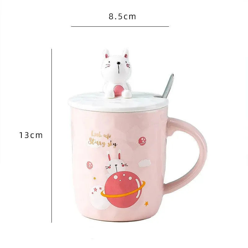 Animal Cartoon Creative Stereoscopic Mugs - Bellarte Enchanté Animal Cartoon Creative Stereoscopic Mugs