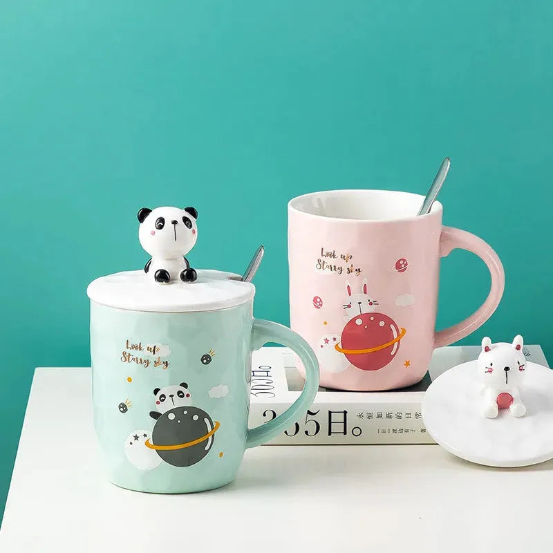 Animal Cartoon Creative Stereoscopic Mugs - Bellarte Enchanté Animal Cartoon Creative Stereoscopic Mugs
