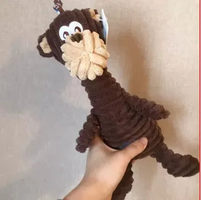 Animal Series Vocal Bite Resistant Plush Monkey Pet - Bellarte Enchanté Animal Series Vocal Bite Resistant Plush Monkey Pet