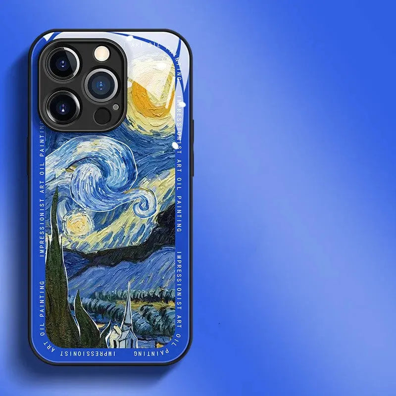 Anti-fall Phone Glass Case Flower - Bellarte Enchanté Anti-fall Phone Glass Case Flower