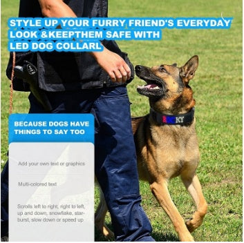 Anti Lost Dog Collar Rechargeable Pet Collar - Bellarte Enchanté Anti Lost Dog Collar Rechargeable Pet Collar