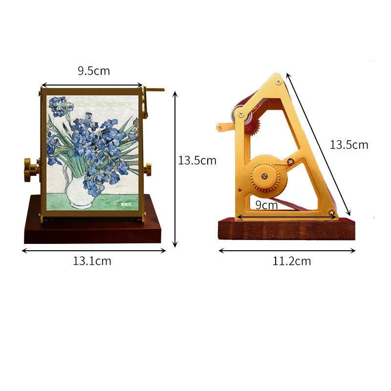 Artistic Oil Painting Calendar Office Desk Decoration - Bellarte Enchanté Artistic Oil Painting Calendar Office Desk Decoration