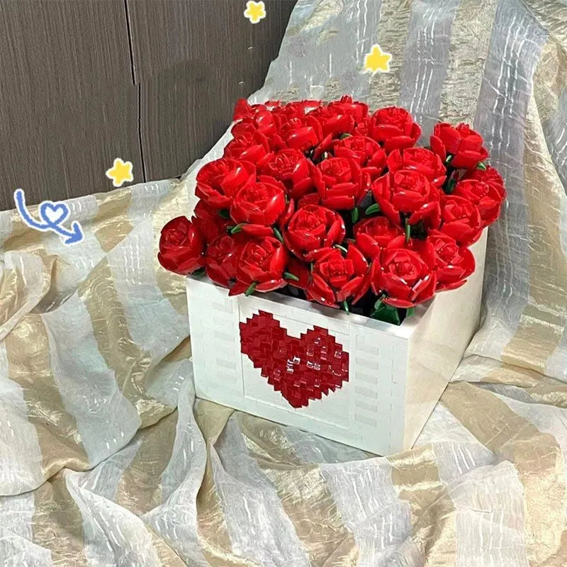 Assembled DIY Flower Ornaments For Girls Valentine's Day - Bellarte Enchanté Assembled DIY Flower Ornaments For Girls Valentine's Day