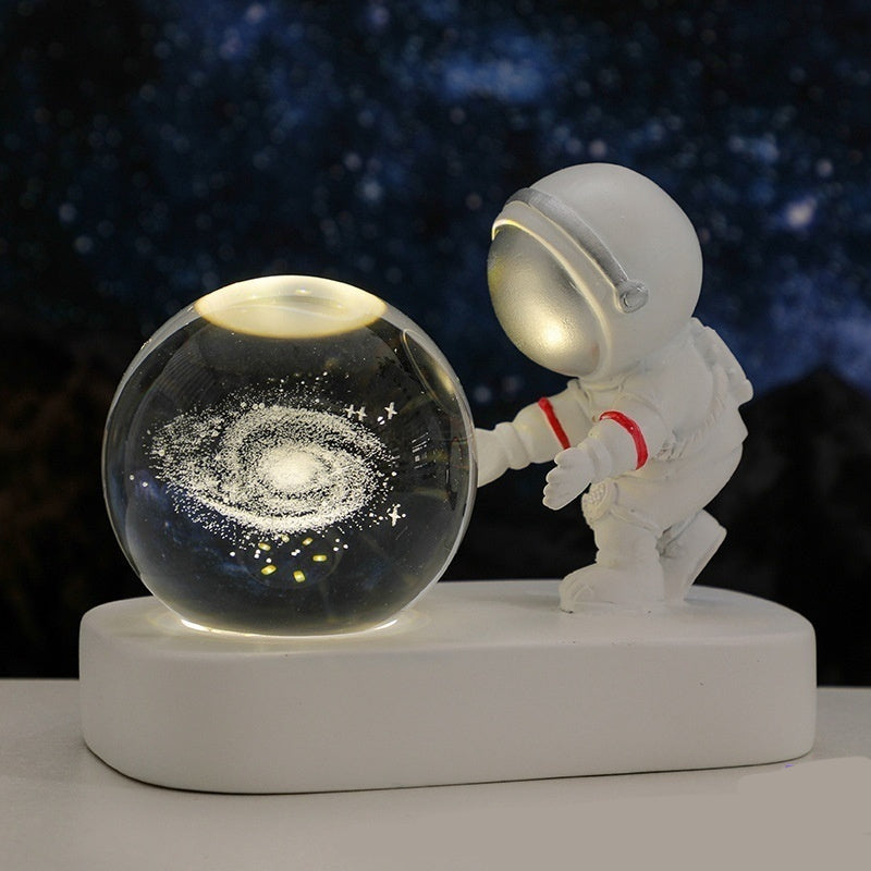 Astronauts Stroll Through The Starry Sky With Small Night Lights - Bellarte Enchanté Astronauts Stroll Through The Starry Sky With Small Night Lights