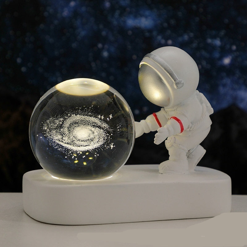 Astronauts Stroll Through The Starry Sky With Small Night Lights - Bellarte Enchanté Astronauts Stroll Through The Starry Sky With Small Night Lights