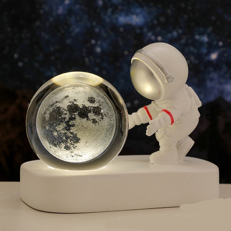 Astronauts Stroll Through The Starry Sky With Small Night Lights - Bellarte Enchanté Astronauts Stroll Through The Starry Sky With Small Night Lights