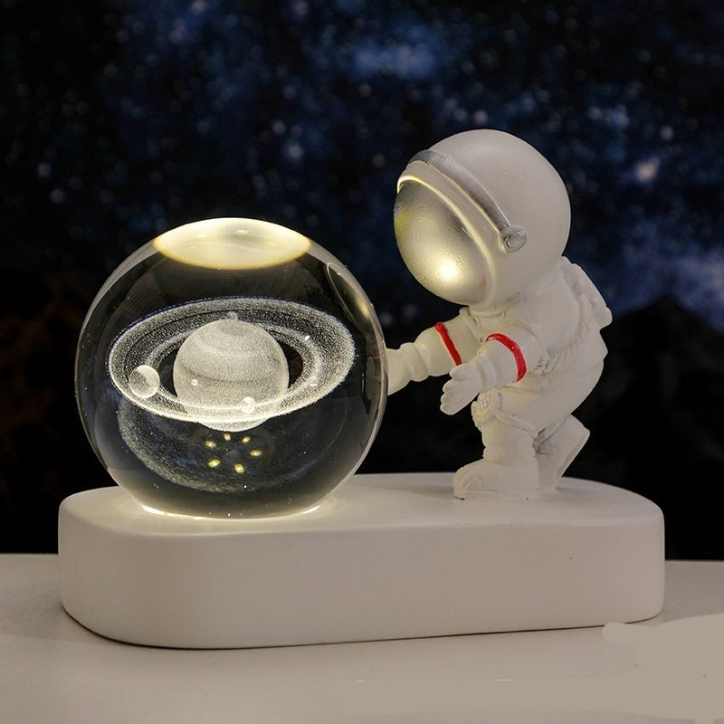 Astronauts Stroll Through The Starry Sky With Small Night Lights - Bellarte Enchanté Astronauts Stroll Through The Starry Sky With Small Night Lights