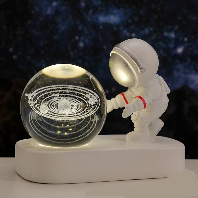 Astronauts Stroll Through The Starry Sky With Small Night Lights - Bellarte Enchanté Astronauts Stroll Through The Starry Sky With Small Night Lights