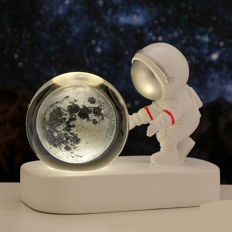 Astronauts Stroll Through The Starry Sky With Small Night Lights - Bellarte Enchanté Astronauts Stroll Through The Starry Sky With Small Night Lights