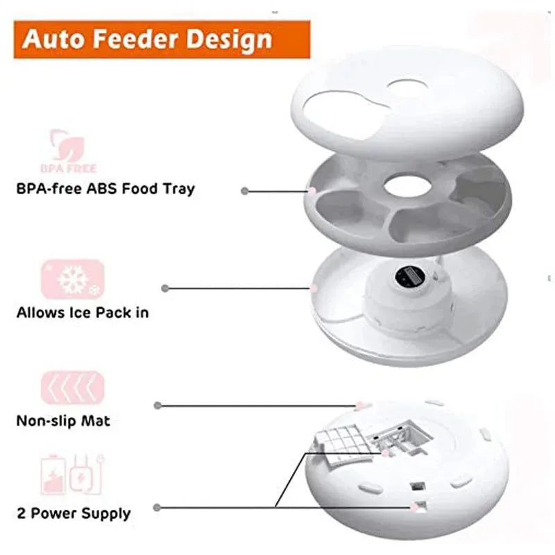 Automatic Feeder Pet Cats And Dogs Snacks - Bellarte Enchanté Automatic Feeder Pet Cats And Dogs Snacks