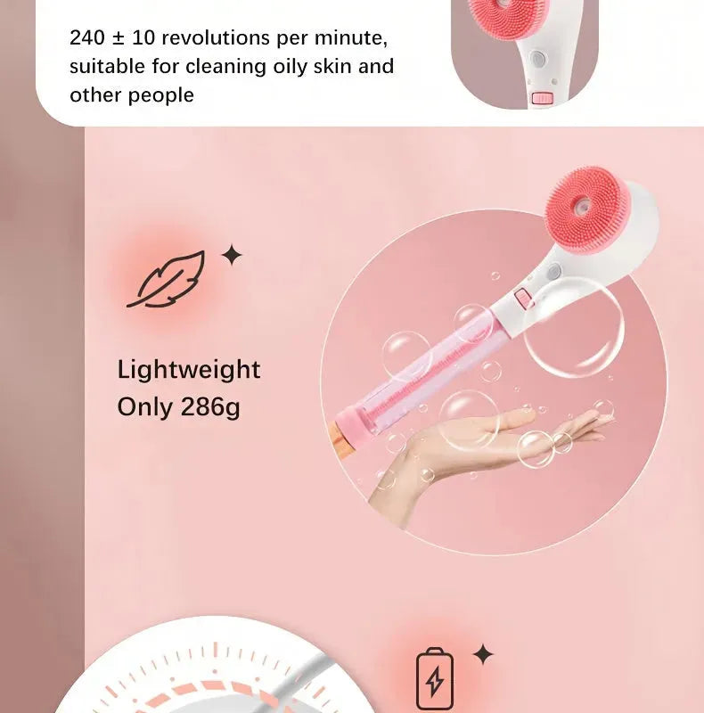 Automatic Massage Bath Brush - Bellarte Enchanté Automatic Massage Bath Brush