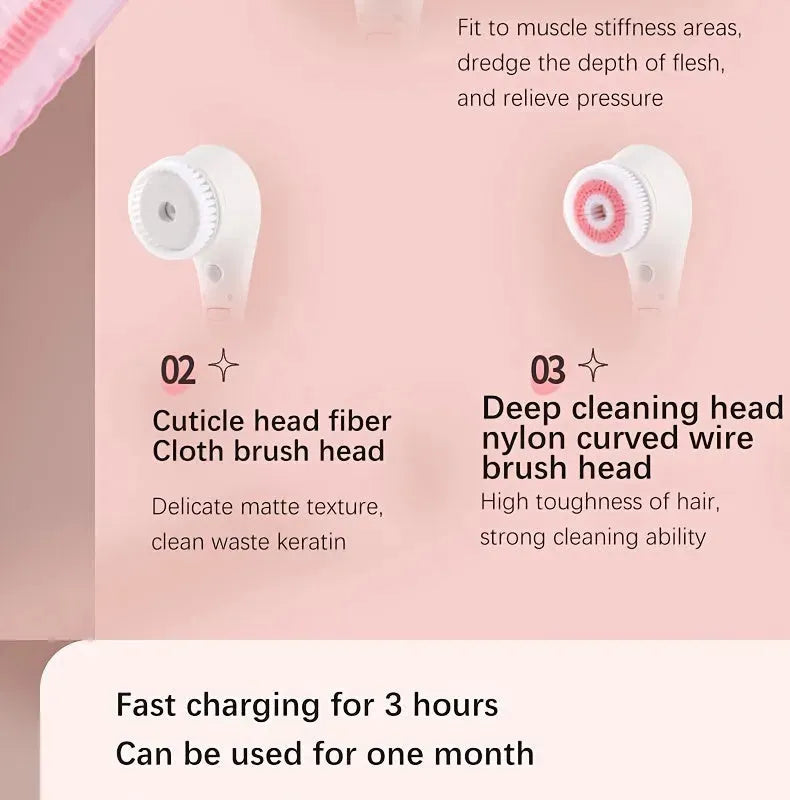 Automatic Massage Bath Brush - Bellarte Enchanté Automatic Massage Bath Brush