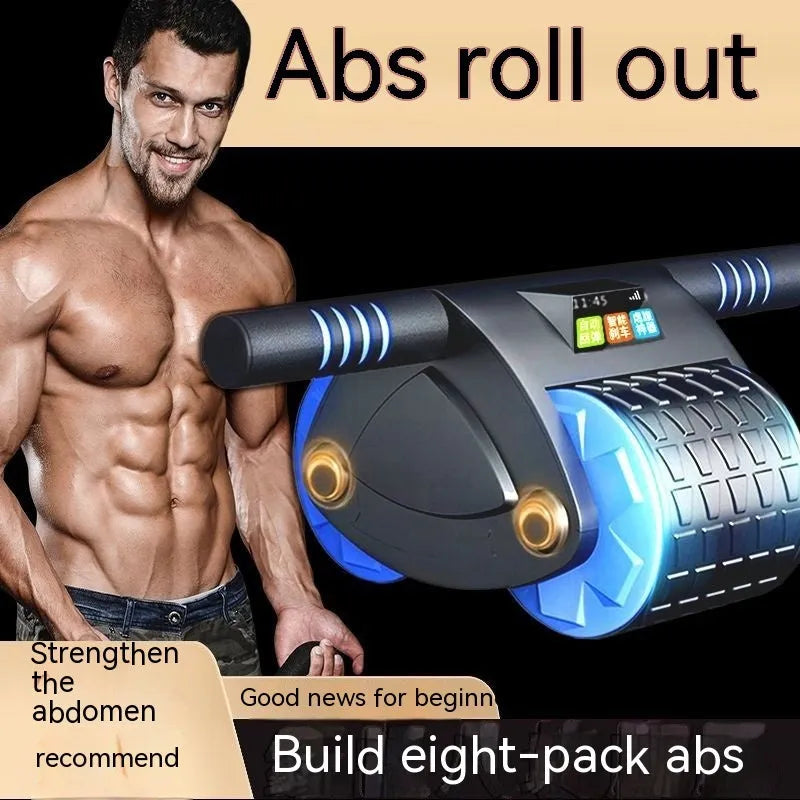 Automatic Rebound Abdominal Crunch Board Abdominal Wheel Belly Roll Anti-spill Glue - Bellarte Enchanté Automatic Rebound Abdominal Crunch Board Abdominal Wheel Belly Roll Anti-spill Glue