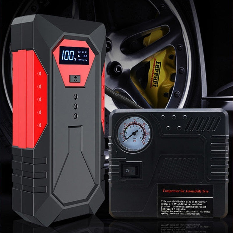 Automobile Emergency Start Power Source 12V Mobile Power Bank Large Capacity Car Battery - Bellarte Enchanté Automobile Emergency Start Power Source 12V Mobile Power Bank Large Capacity Car Battery