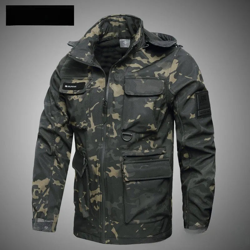 Autumn And Winter Fleece-lined Warm Waterproof Labor Protection Camouflage Clothing Wear-resistant Outdoor Mountaineering - Bellarte Enchanté Autumn And Winter Fleece-lined Warm Waterproof Labor Protection Camouflage Clothing Wear-resistant Outdoor Mountaineering