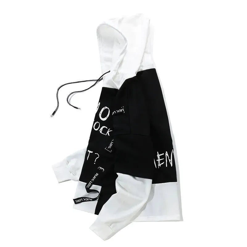 Autumn Men Graffiti Oversize Hoodies Hip-hop Round Neck Cotton Hoodie - Bellarte Enchanté Autumn Men Graffiti Oversize Hoodies Hip-hop Round Neck Cotton Hoodie
