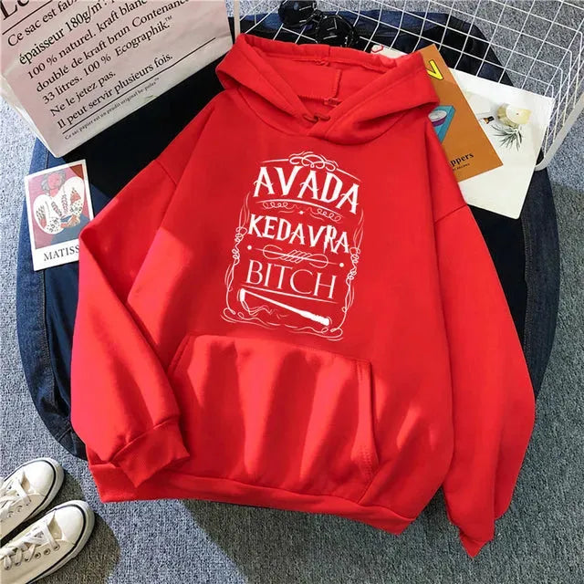 Avada Kedavra BItch Hoodie - Bellarte Enchanté Avada Kedavra BItch Hoodie