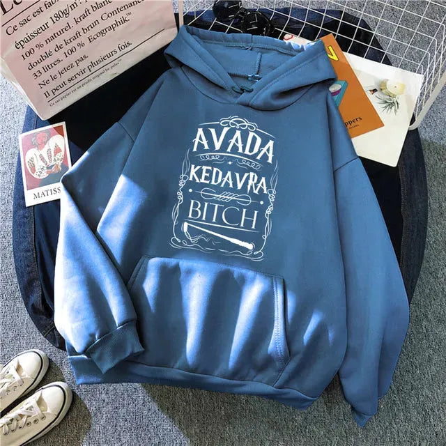 Avada Kedavra BItch Hoodie - Bellarte Enchanté Avada Kedavra BItch Hoodie