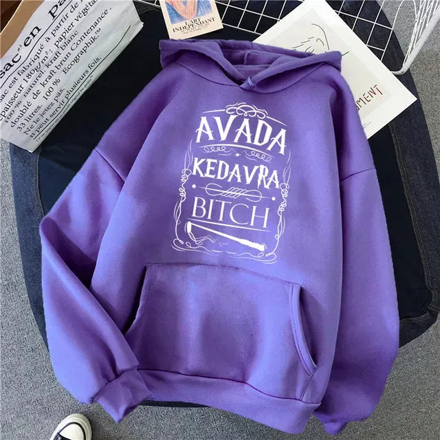 Avada Kedavra BItch Hoodie - Bellarte Enchanté Avada Kedavra BItch Hoodie