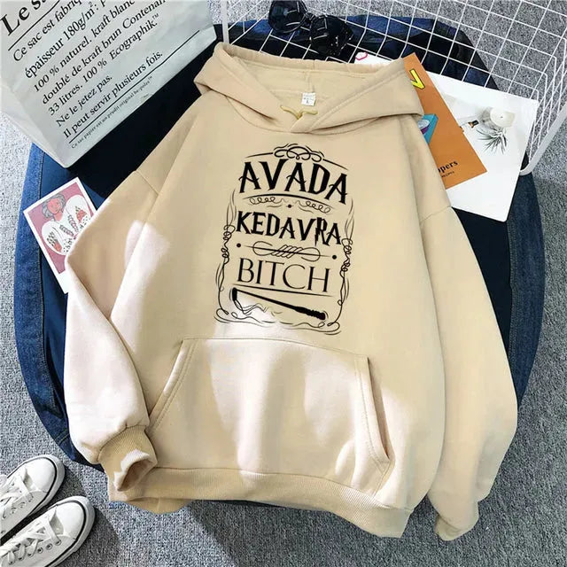 Avada Kedavra BItch Hoodie - Bellarte Enchanté Avada Kedavra BItch Hoodie
