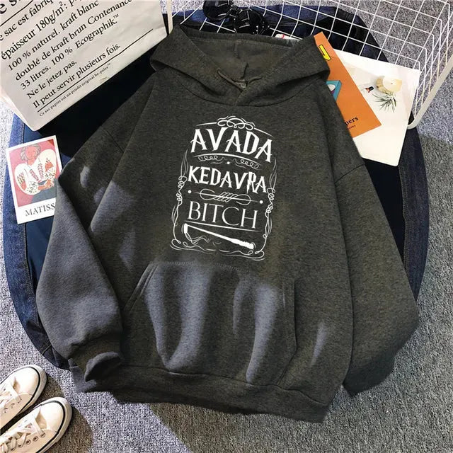Avada Kedavra BItch Hoodie - Bellarte Enchanté Avada Kedavra BItch Hoodie