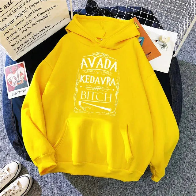 Avada Kedavra BItch Hoodie - Bellarte Enchanté Avada Kedavra BItch Hoodie