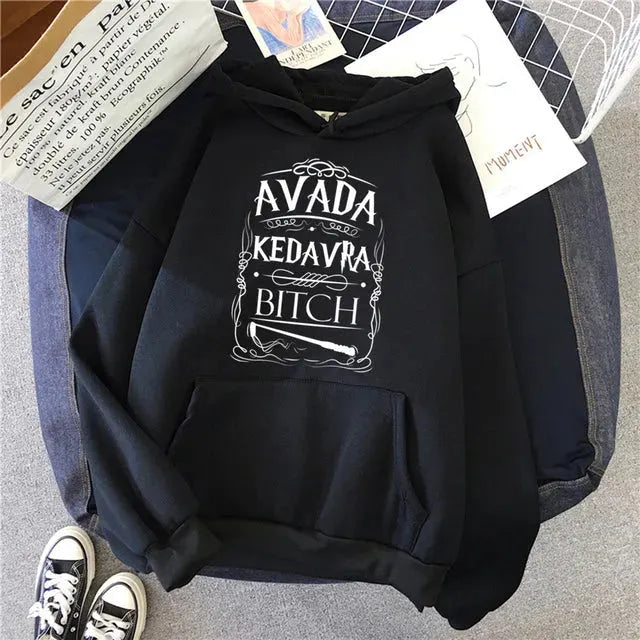 Avada Kedavra BItch Hoodie - Bellarte Enchanté Avada Kedavra BItch Hoodie