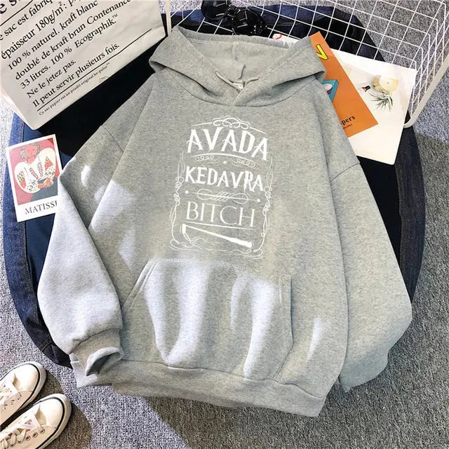 Avada Kedavra BItch Hoodie - Bellarte Enchanté Avada Kedavra BItch Hoodie