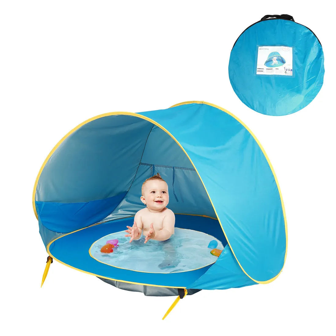 Baby Beach Tent Kids Outdoor Camping Easy Fold Up Waterproof Up Sun Awning Tent UV-protecting - Bellarte Enchanté Baby Beach Tent Kids Outdoor Camping Easy Fold Up Waterproof Up Sun Awning Tent UV-protecting