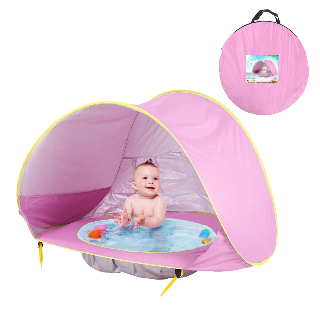 Baby Beach Tent Kids Outdoor Camping Easy Fold Up Waterproof Up Sun Awning Tent UV-protecting - Bellarte Enchanté Baby Beach Tent Kids Outdoor Camping Easy Fold Up Waterproof Up Sun Awning Tent UV-protecting