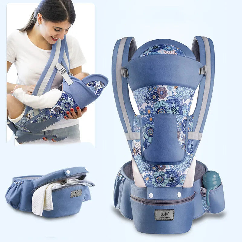 Baby Carrier Infant Baby Hipseat Carrier 3 In 1 Front Facing Ergonomic - Bellarte Enchanté Baby Carrier Infant Baby Hipseat Carrier 3 In 1 Front Facing Ergonomic
